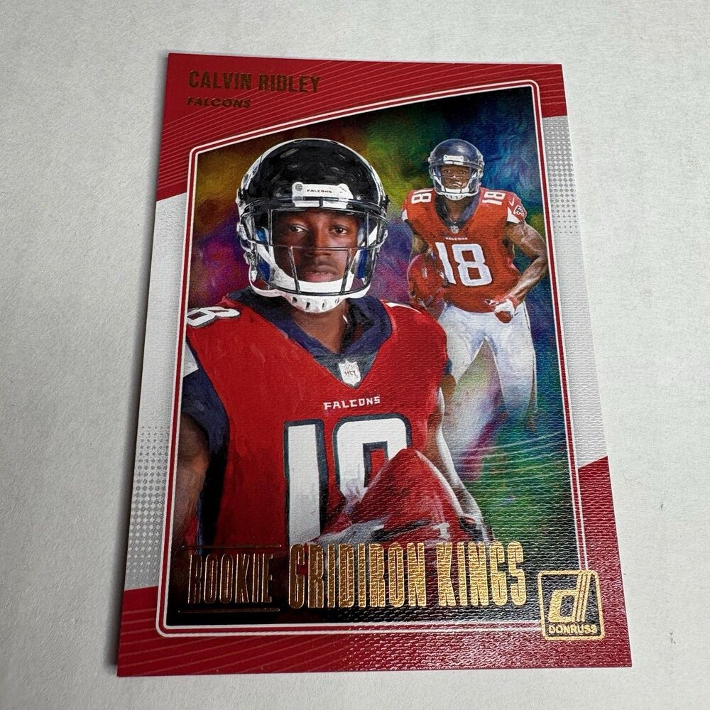 2018 Panini Donruss Rookie Gridiron Kings Calvin Ridley RGK-11 RC Falcons Titans